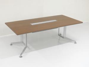 【遠方倉庫在庫品】■KOKUYO/コクヨ　■WT-300 シリーズ　■天板/木目調　　■脚/シルバー　■サイズ（W2100 D1100 H720)【RA】