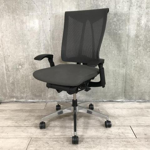 【中古】セレーオチェア KF-530JB-ZTW2 イトーキ（ITOKI） 肘付ハイバックチェア