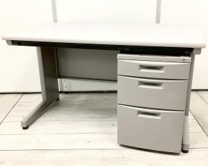 起業や移転時におススメ！平デスク+ワゴンの片袖机セット/オススメ(おすすめ) /人気商品 ※ワゴンは在庫状況によりメーカー、シリーズが変動する場合がございます。【AD】