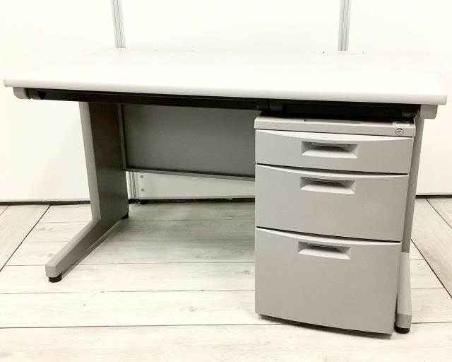 【中古】CZデスク CZN-127HA-WE イトーキ（ITOKI） 片袖机