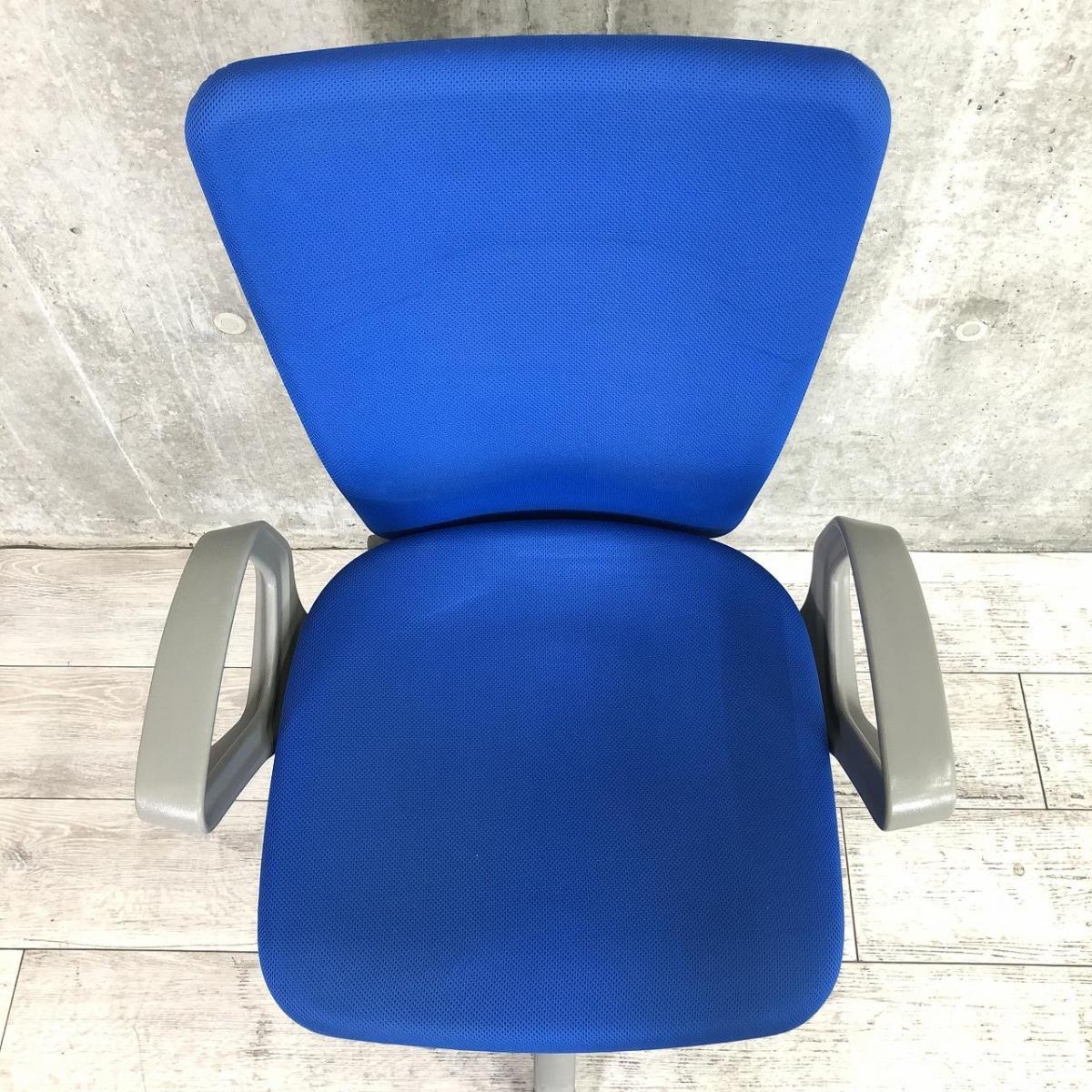 中古】カロッツァチェア CK45GR FS16 オカムラ/okamura 肘付ハイバック