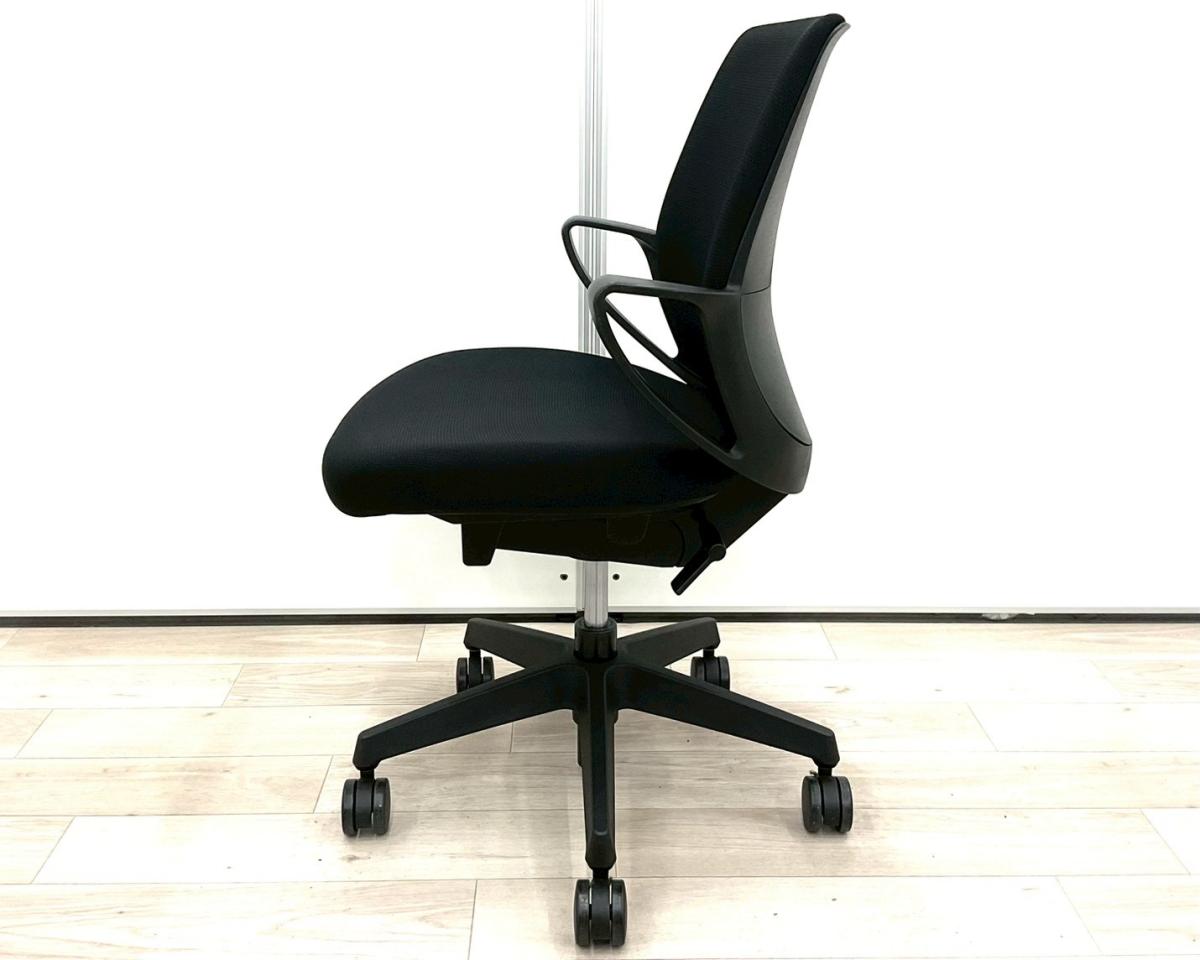 (中古)KOKUYO チェア 中古】ピコラ チェア コクヨ/KOKUYO 肘付ローバックチェア 563806