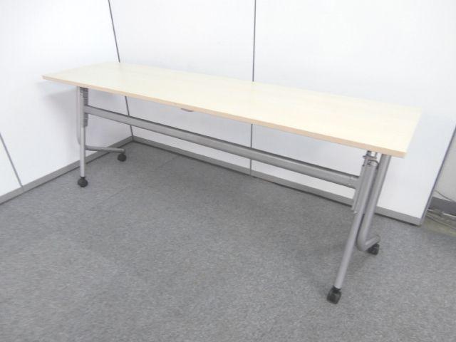 【中古】ネスティア  オカムラ（okamura） スタックテーブル(長机/折りたたみ/会議用)