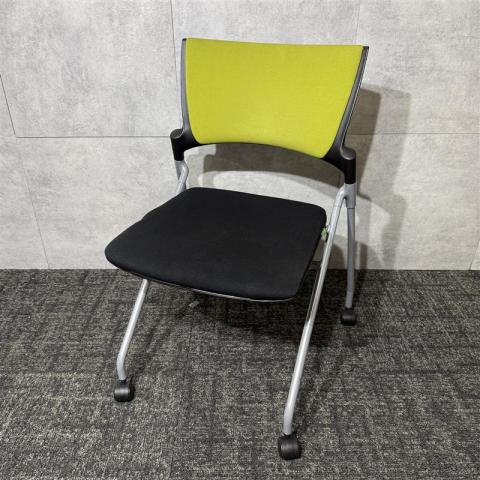 【中古】マノスチェア KLC-320GG-T1 イトーキ（ITOKI） ネスティングチェア