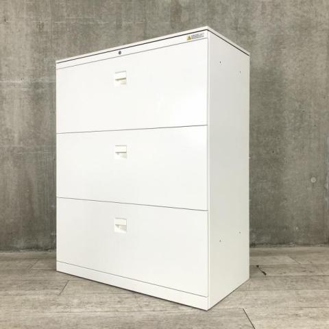 【中古】SAデュオライン 4B3SZC ZA75 オカムラ（okamura） ローキャビネット／ラテラル