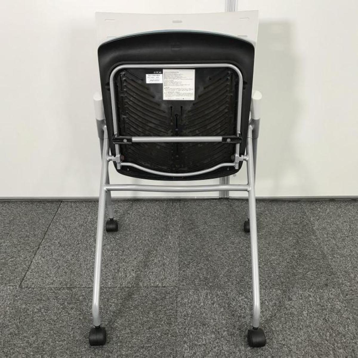 長アルミイス椅子☆中古 中古】マノスチェア KLD-310GB-ZWS4 イトーキ/ITOKI ネスティング