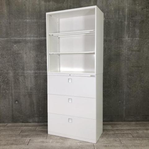 【中古】レクトライン  オカムラ（okamura） ハイキャビネット／その他