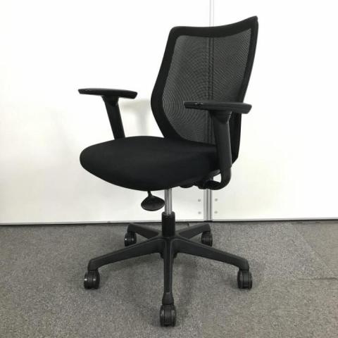 【中古】CG-M メッシュ  オカムラ（okamura） 肘付ローバックチェア