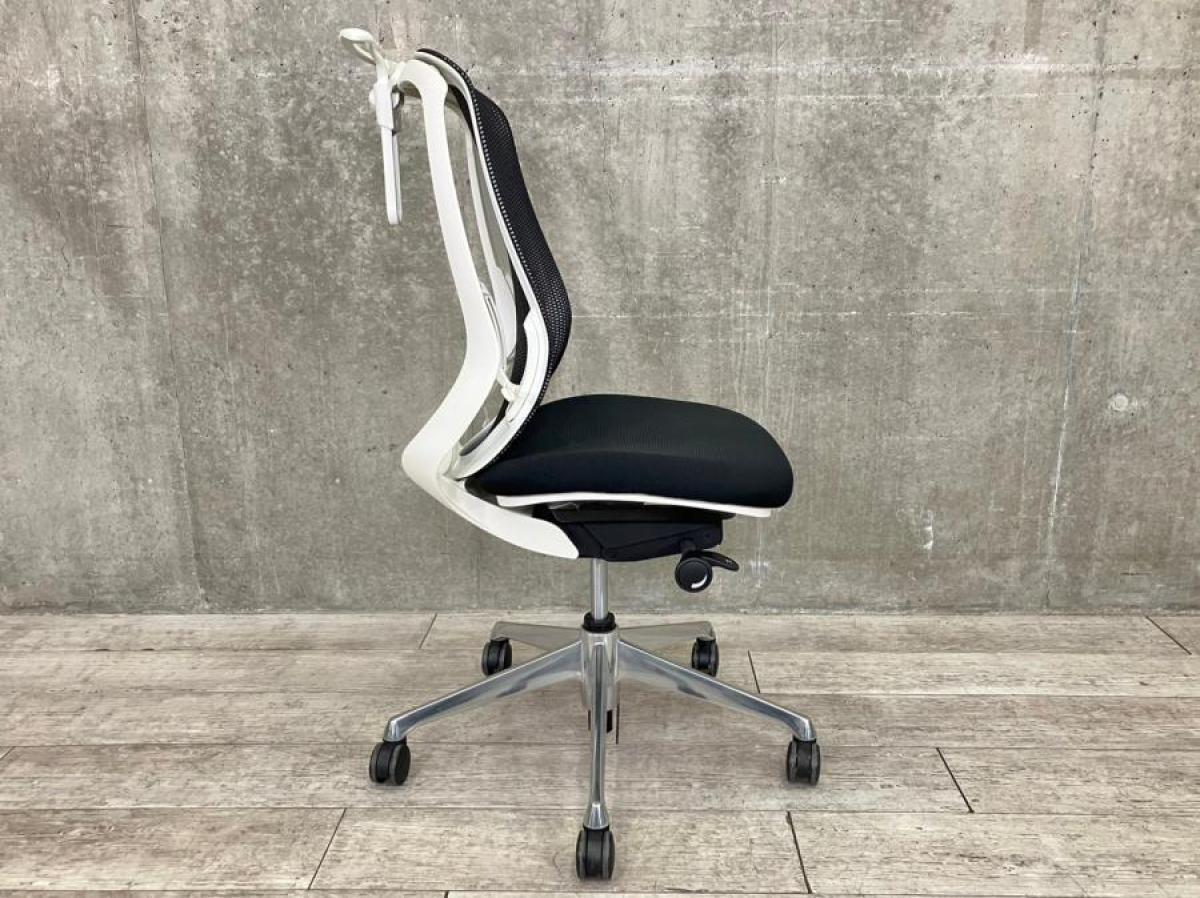 中古】シルフィーメッシュ オカムラ/okamura 肘無ハイバックチェア