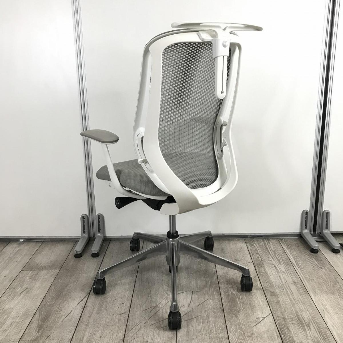 中古】シルフィーメッシュ C646BW FMR3 オカムラ/okamura 肘付