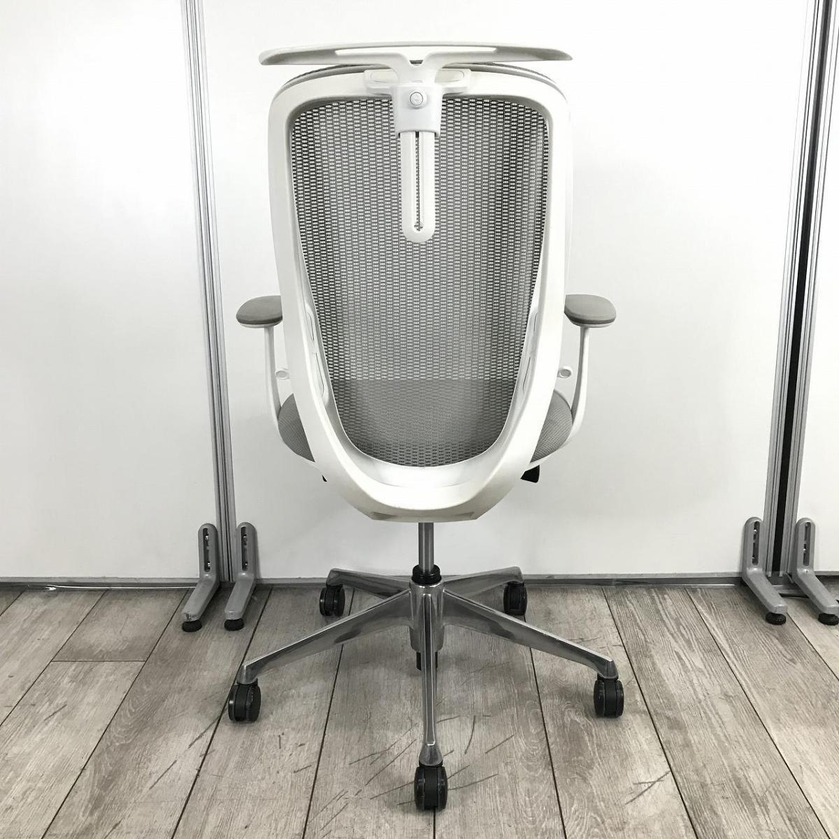 中古】シルフィーメッシュ C646BW FMR3 オカムラ/okamura 肘付