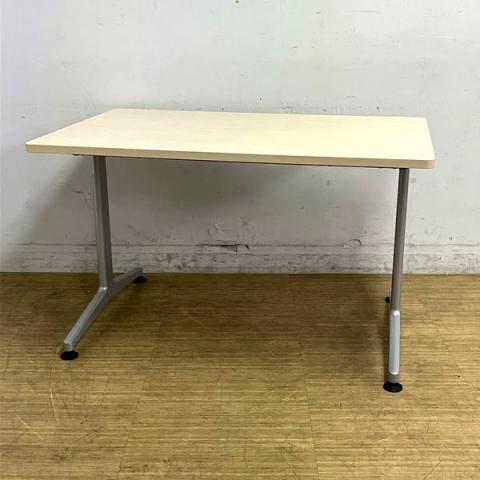 コクヨ JUTO(ジュート) ミーティングテーブル 天板:ホワイトナチュラル(M10) T字脚 アジャスター 4名使用想定【愛知・名古屋・豊田・静岡・浜松】