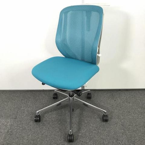 【中古】シルフィーメッシュ C632BW FMR6 オカムラ（okamura） 肘無ローバックチェア
