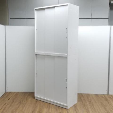 【中古】シンライン  イトーキ（ITOKI） ハイキャビネット／引き違い＋引き違い