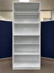 パッと見でわかるオープンタイプの上下書庫セット!単体使いも可能です!】コクヨ エディア 上下書庫(上:オープン 下:オープン) 《オフィスバスターズ福岡博多店は、福岡を拠点として、日本全国へ中古オフィス用品・オフィス家具を提供しております》