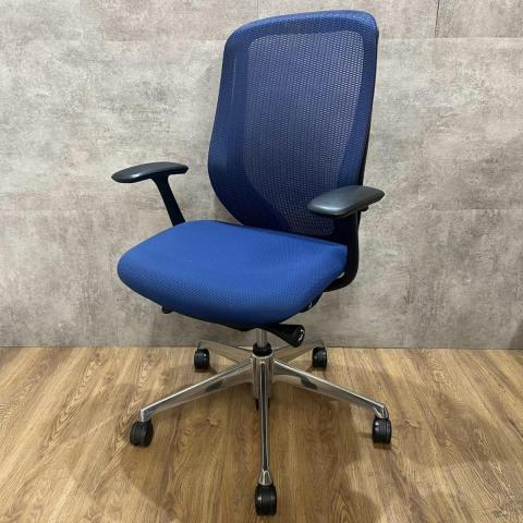 【中古】シルフィーメッシュ  オカムラ（okamura） 肘付ハイバックチェア