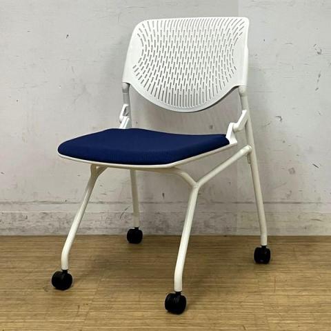 【中古】ルナ 81S1AY FSF3 オカムラ（okamura） ネスティングチェア