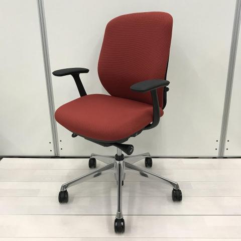 【新古】シルフィー C643BR FSF9 オカムラ（okamura） 肘付ローバックチェア