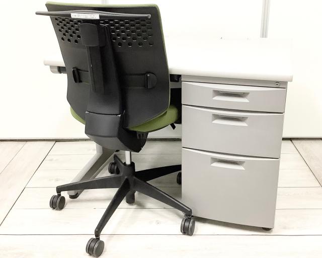 【中古】CZN デスク CZN-107CBB-W6W5 イトーキ（ITOKI） 片袖机