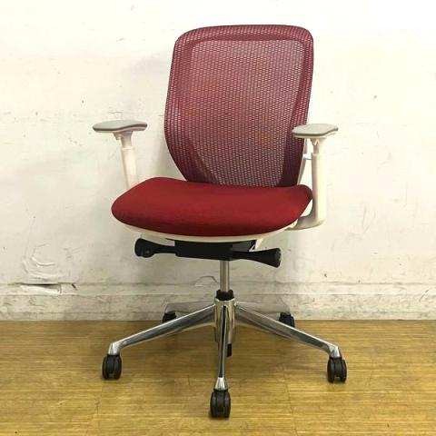 【中古】シルフィーメッシュ C681BW FMP9 オカムラ（okamura） 肘付ローバックチェア