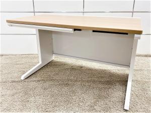 【在庫入替セール】オカムラ　アドバンス　平机　デスク　ナチュラル　W1200　引出し片側無