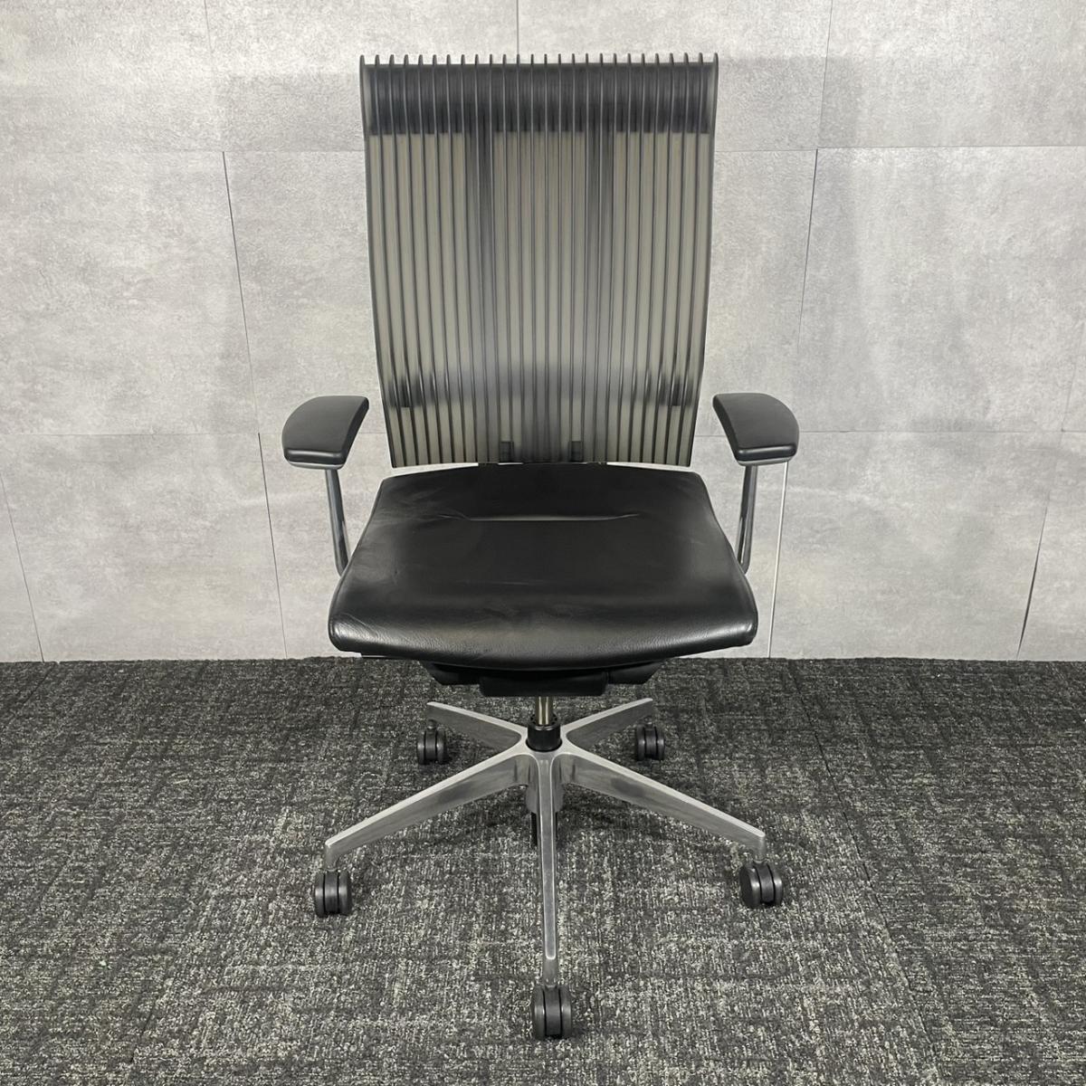 【リクライニング不良ありのため特価★着座には問題ございません！】■イトーキ（ITOKI）製　スピーナ（エストラマー）　ハイバック　肘付　ブラック 《オフィスバスターズ福岡博多店は、福岡を拠点として、日本全国へ中古オフィス用品・オフィス家具を提供しております》
                        スピーナチェア（エラストマー）
                                    中古
            