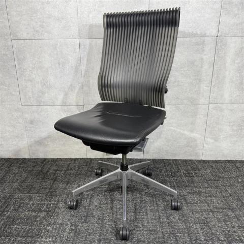【中古】スピーナチェア（エラストマー）  イトーキ（ITOKI） 肘無ハイバックチェア