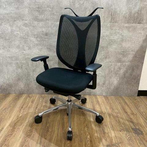 【中古】サブリナ  オカムラ（okamura） 肘付ハイバックチェア