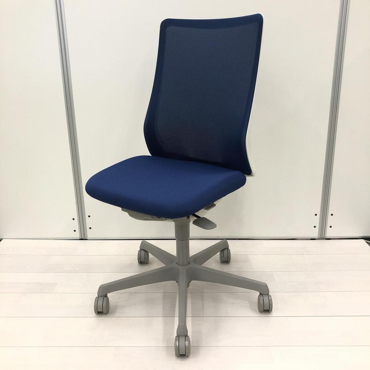 【腰まわりをしっかりホールド！長時間作業も快適フィット！】■オカムラ製　フルーエント　■ハイバックタイプ　■ミディアムブルー【OKT27】【関東倉庫在庫品】【弊社使用欄：】
                        フルーエントチェア
                                    中古
            