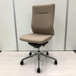 【どんな空間にも調和するデザインと最上級の操作性！】■オカムラ製　コーラル　ハイバックチェア　■クッションタイプ　■ブラウン【OKT43】【関東倉庫在庫品】【弊社使用欄：】