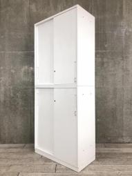 【在庫お探しいたします！/予約依頼商品】コクヨ製のハイキャビネット(引違書庫＋引違書庫)【エディアシリーズ】　＊良品を格安で！「オフィスバスターズ福岡南店」は、福岡を拠点として、全国へ中古オフィス用品・オフィス家具を提供しております。