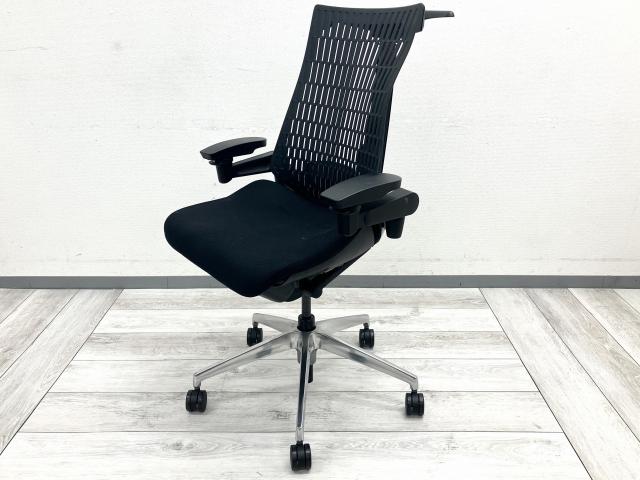 【中古】アクト メッシュ 樹脂 KG427PS-ZTT1T1 イトーキ（ITOKI） 肘付ハイバックチェア