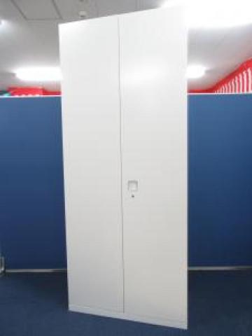 【中古】レクトライン  オカムラ（okamura） ハイキャビネット／両開き