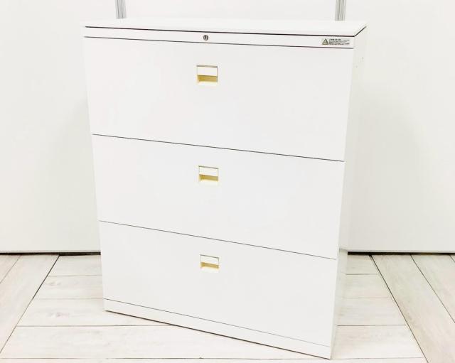 【中古】3S 書庫 4B3SZC ZA75 オカムラ（okamura） ローキャビネット／ラテラル