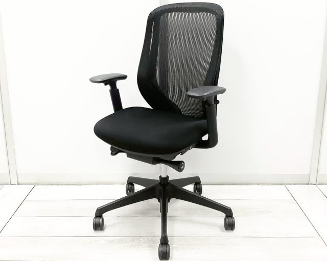 【中古】シルフィーメッシュ  オカムラ（okamura） 肘付ハイバックチェア