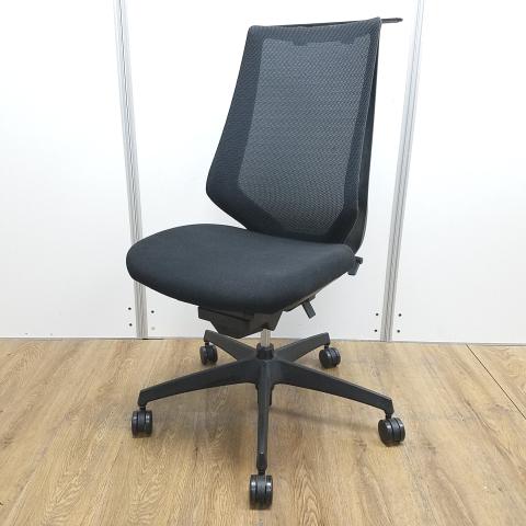 【中古】デュオラ メッシュ  コクヨ（KOKUYO） 肘無ハイバックチェア
