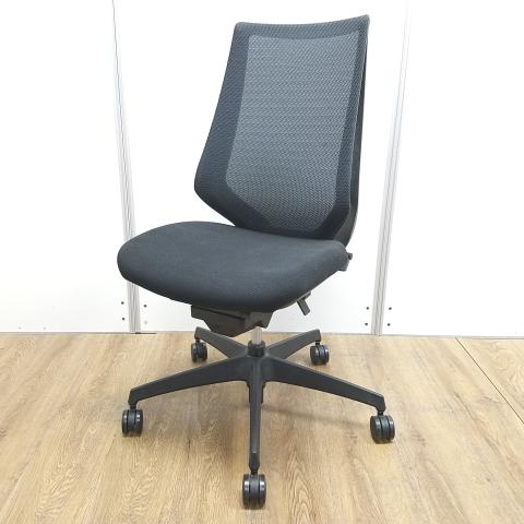 【中古】デュオラ メッシュ  コクヨ（KOKUYO） 肘無ハイバックチェア