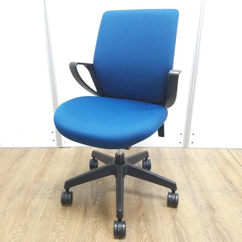 【中古】ピコラ チェア  コクヨ（KOKUYO） 肘付ローバックチェア