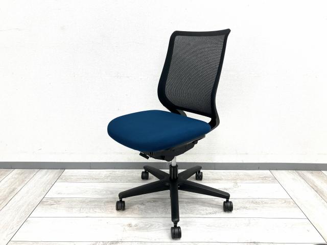 【中古】ミトラシリーズ CRSG2900E6N コクヨ（KOKUYO） 肘無ローバックチェア