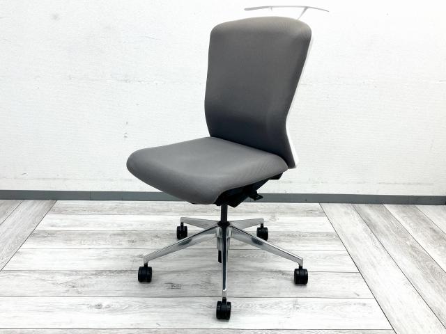 【中古】エルフィ ELA2-00B ウチダ（UCHIDA) 肘無ローバックチェア