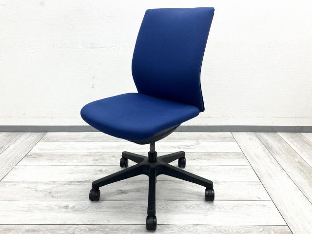 【中古】オムネス omnes(オムネス)シリーズ オカムラ（okamura） 肘無ローバックチェア