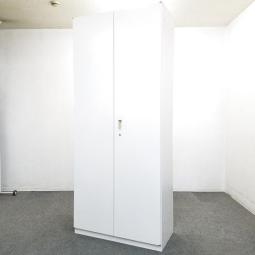 【在庫お探しいたします！/予約依頼商品】イトーキ製のハイキャビネット(両開き)【シンラインシリーズ/ホワイト】　＊良品を格安で！「オフィスバスターズ福岡南店」は、福岡を拠点として、全国へ中古オフィス用品・オフィス家具を提供しております。