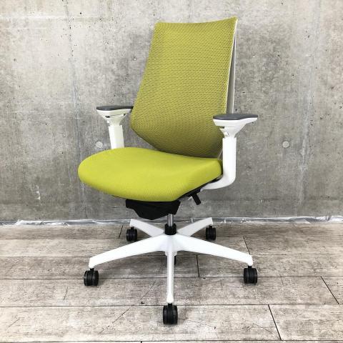 【中古】デュオラ メッシュ CRSG3000E1N コクヨ（KOKUYO） 肘付ハイバックチェア