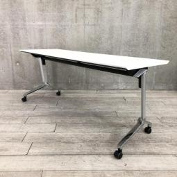 【スタイリッシュで上質なデザイン！】■コクヨ　コンフェストシリーズ　サイドスタックテーブル　W1500×D450×H720mm　ホワイト【KOKUYO　CONFEST】