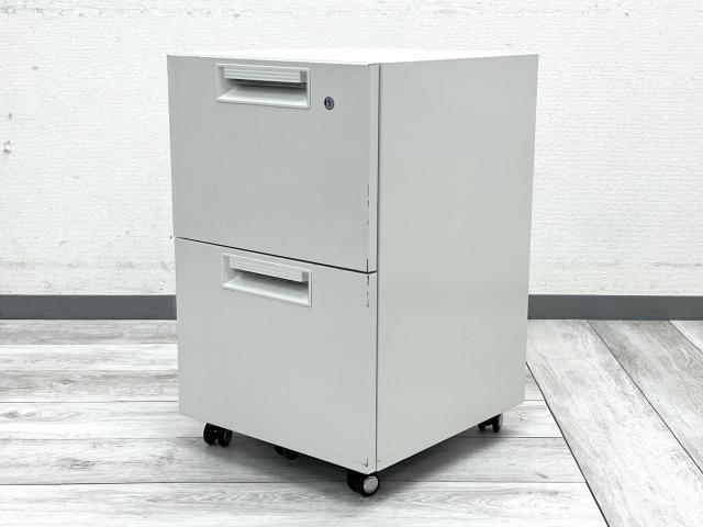 【中古】LEED LE-A046SC-2 プラス（PLUS） ワゴン2段