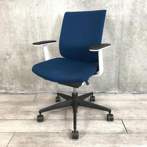 【中古】ウィザード2 CRS-G1820E1 コクヨ（KOKUYO） 肘付ローバックチェア