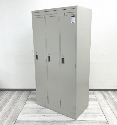 【中古】LKロッカー LK-3F1E コクヨ（KOKUYO） 3人用更衣ロッカー