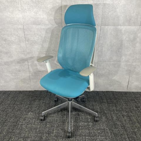 【中古】シルフィーメッシュ  オカムラ（okamura） 肘付ハイバックチェア