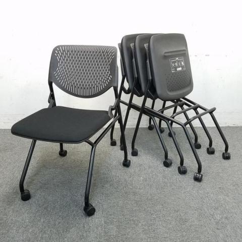 【中古】ルナ 81S1CK オカムラ（okamura） ネスティングチェア