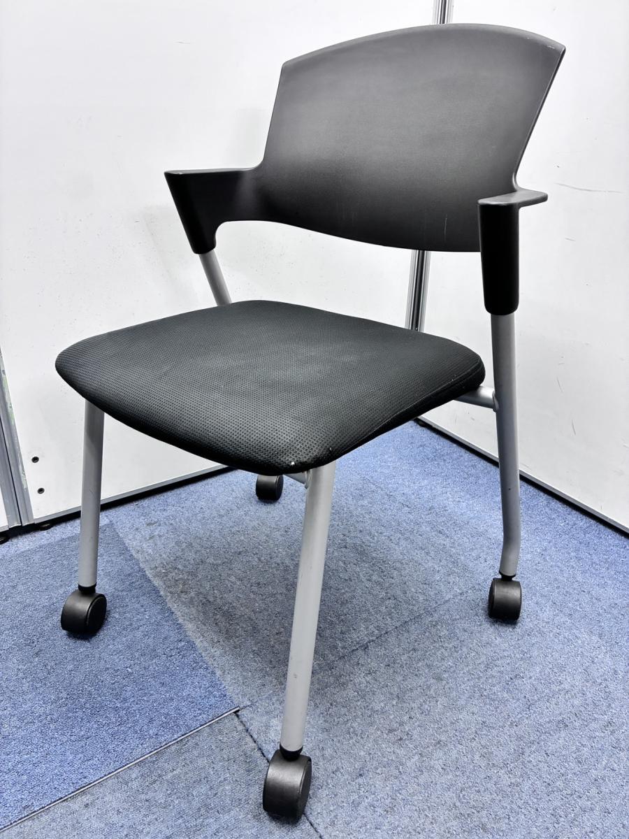 【訳アリ品】【スタイリッシュなデザインで座りやすい！】■コクヨ　プロッティチェア　キャスター付　ブラック　■しっかりクッションでお尻をサポート！【KOKUYO　Protty】【ABW】
                        プロッティチェア
                                    中古
            